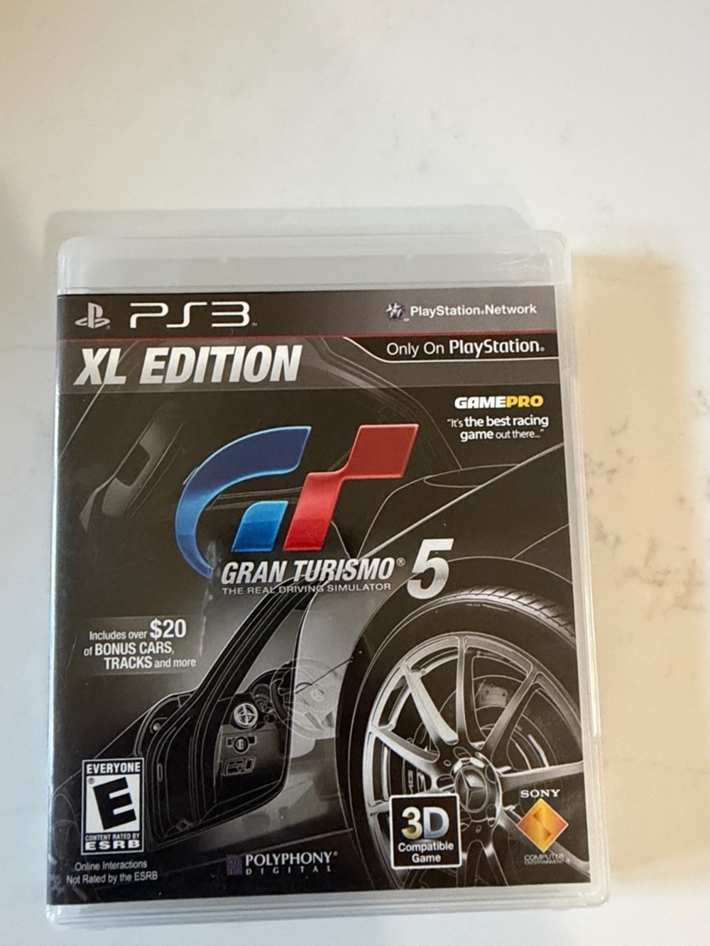 Sony PS3 Gran Turismo 5 XL Edition - Black with Blue & Red Logo